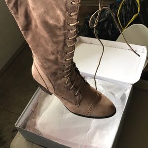 Lace up boots